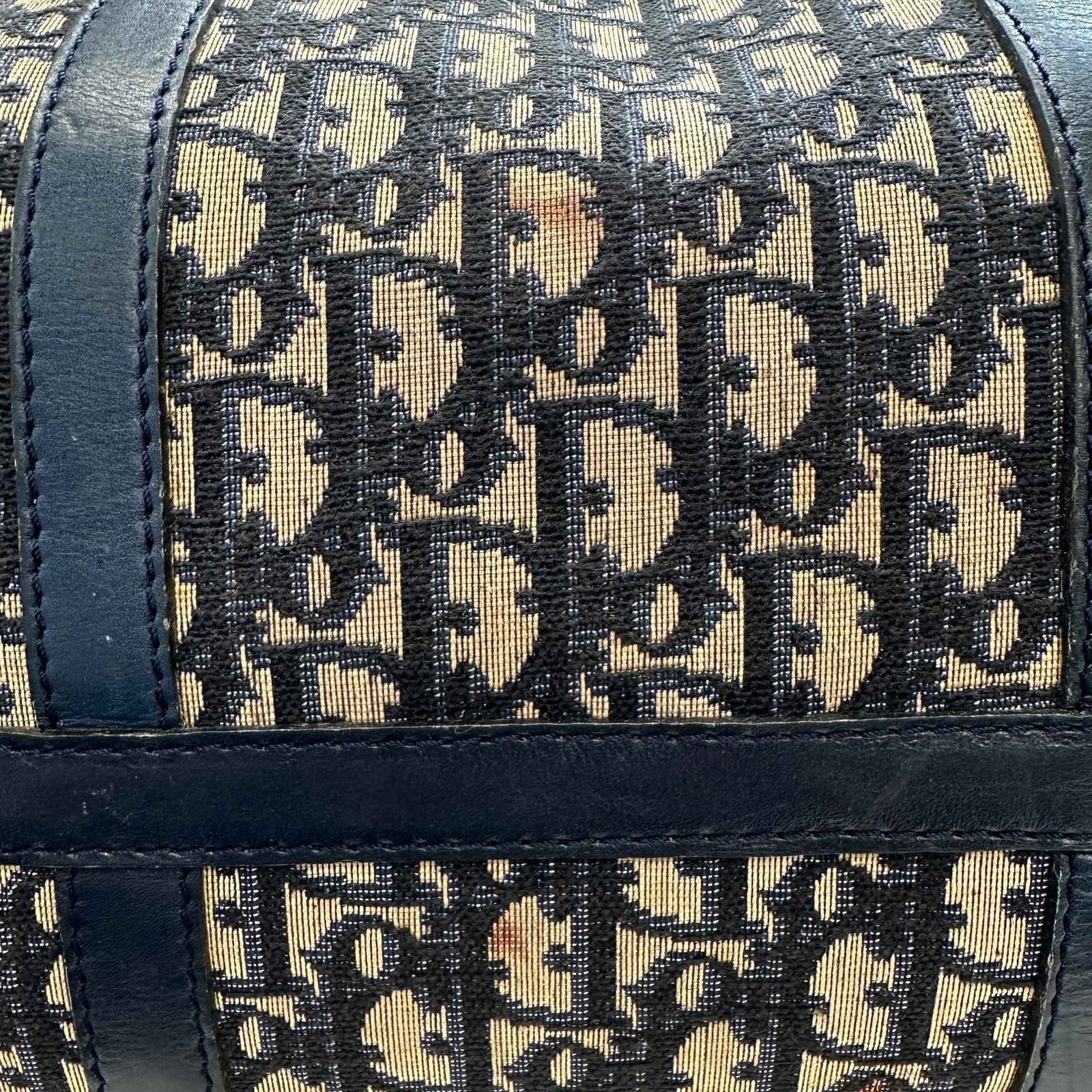 Women's Oblique Boston Bag Navy - Photo 14