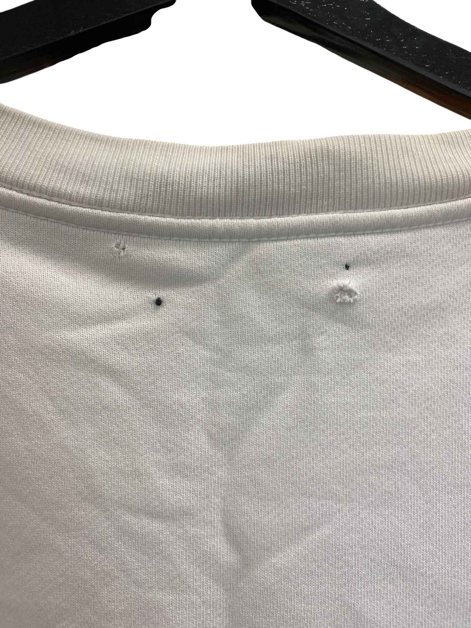 Men's Logo Print Sweatshirt White Size M - Photo 8
