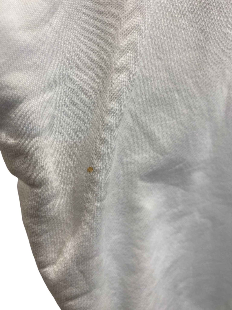 Men's Logo Print Sweatshirt White Size M
