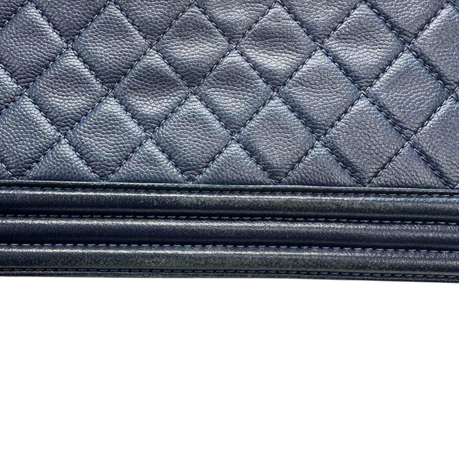 Women's Boy Flap Medium Bag Navy - Photo 16