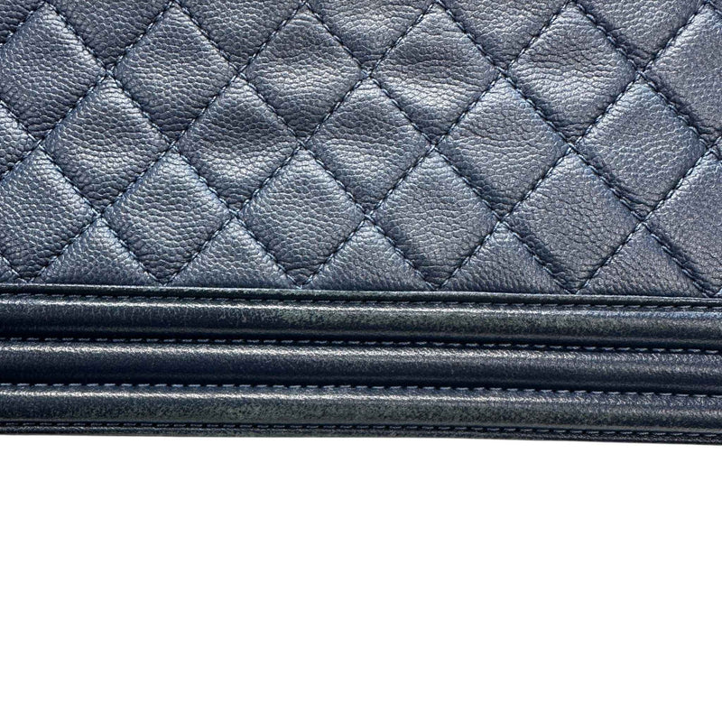 Women's Boy Flap Medium Bag Navy