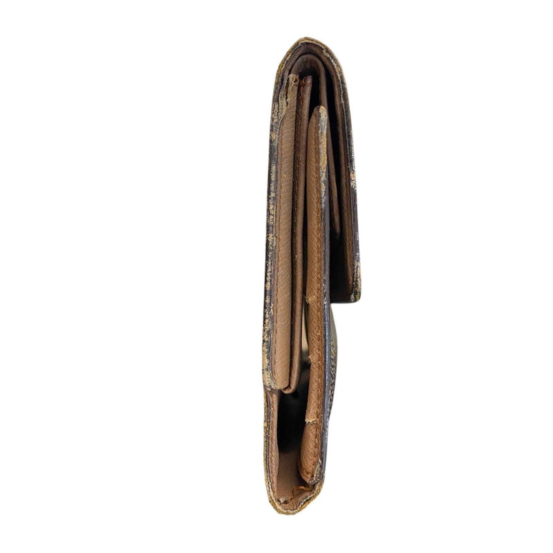 Women's Monogram Porte-Monnaie Tresor Wallet Brown