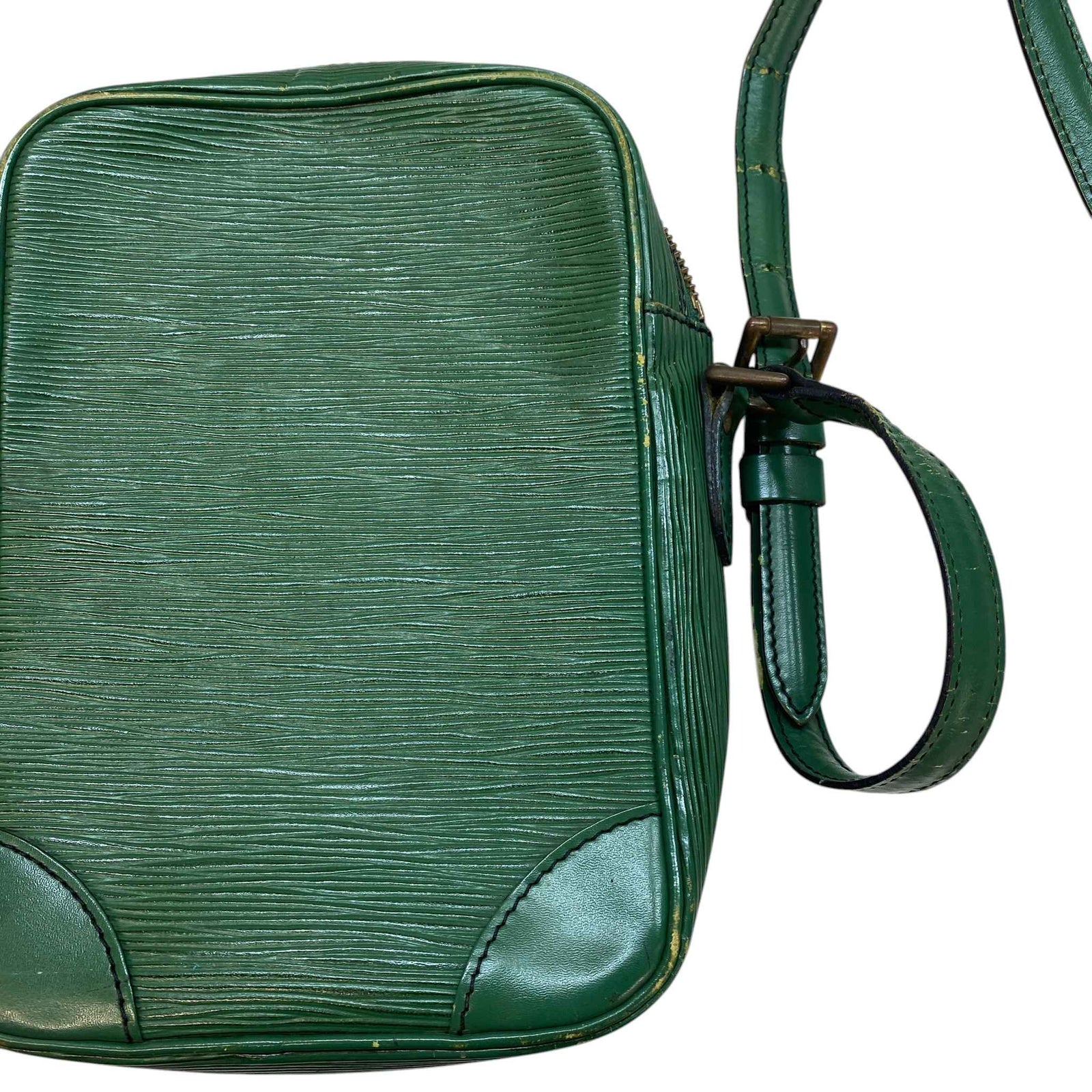Men's Epi Danube Crossbody Bag Green - Photo 14
