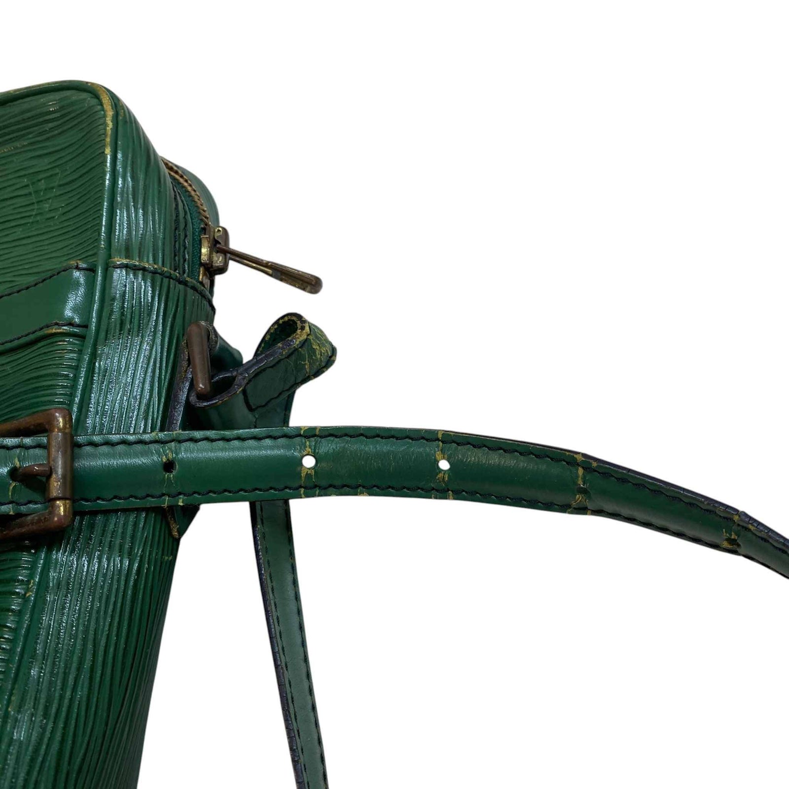 Men's Epi Danube Crossbody Bag Green - Photo 15