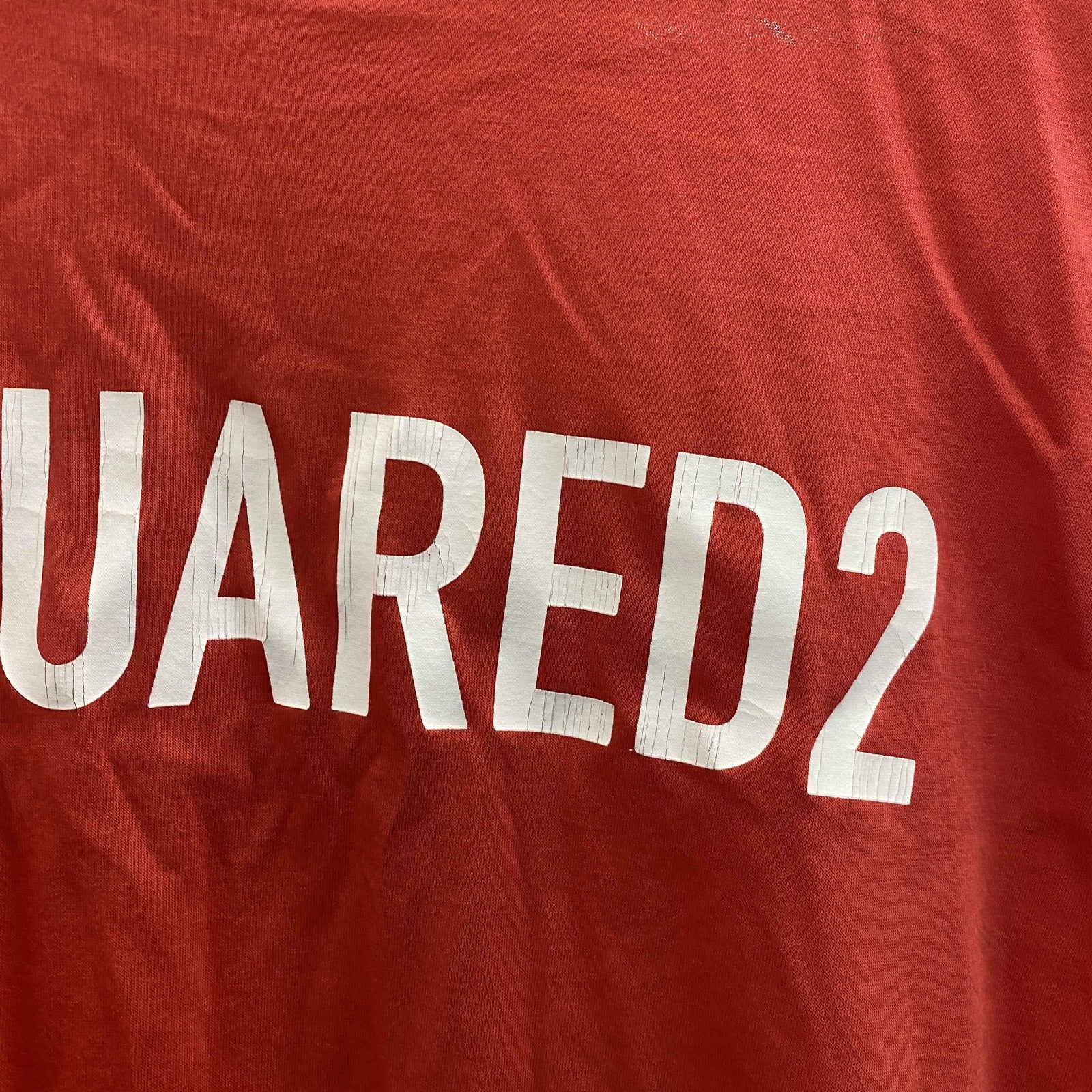 Men's Logo Print T-Shirt Red Size L - Photo 10