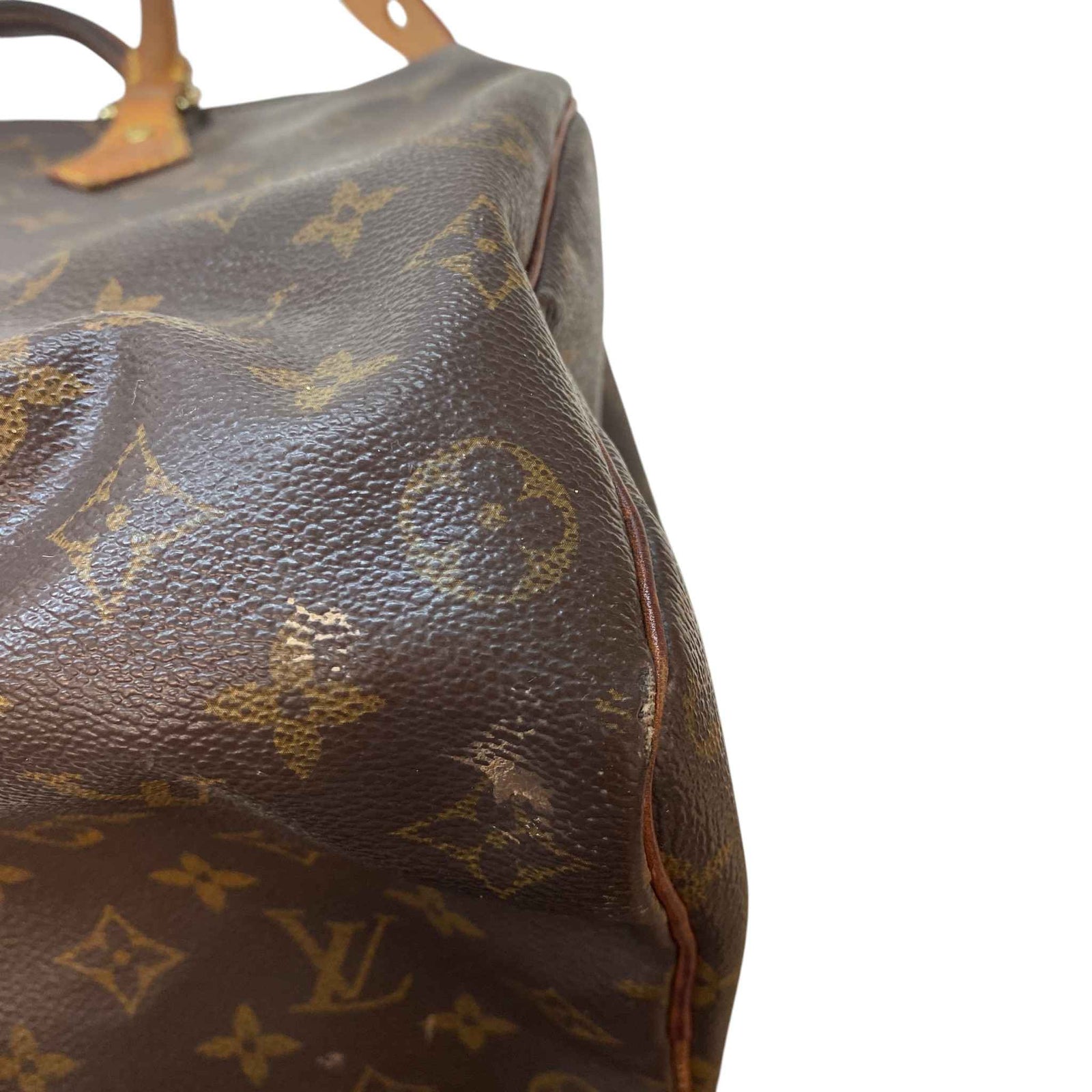 Women's Monogram Speedy 35 Bag Brown - Photo 13