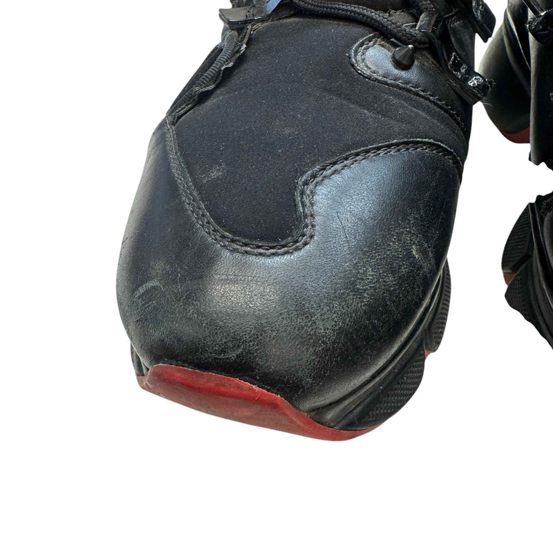 Men's Red Runner Low Trainers Black Size EU 43 / UK 9