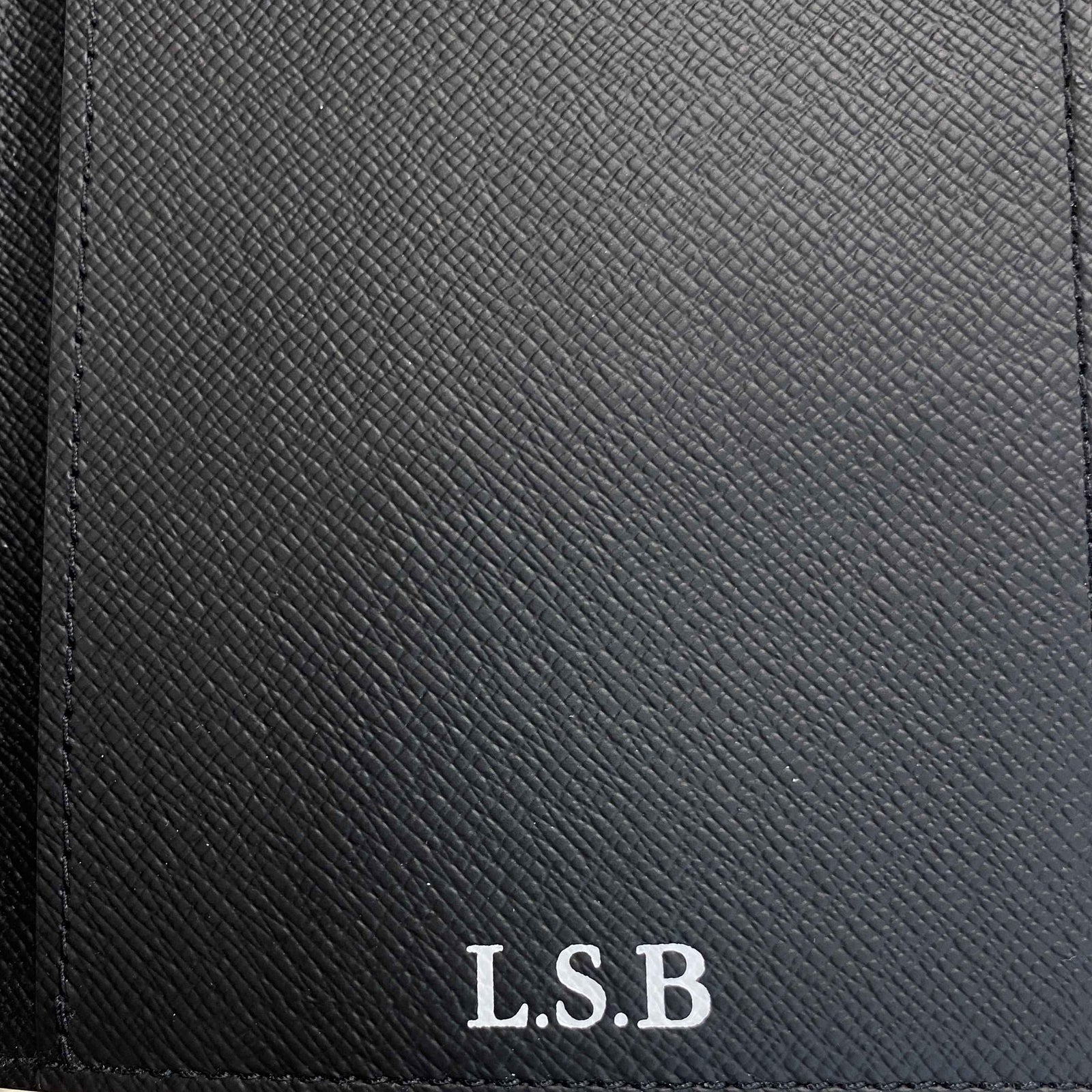 Men's Monogram Eclipse Passport Holder Black - Photo 9