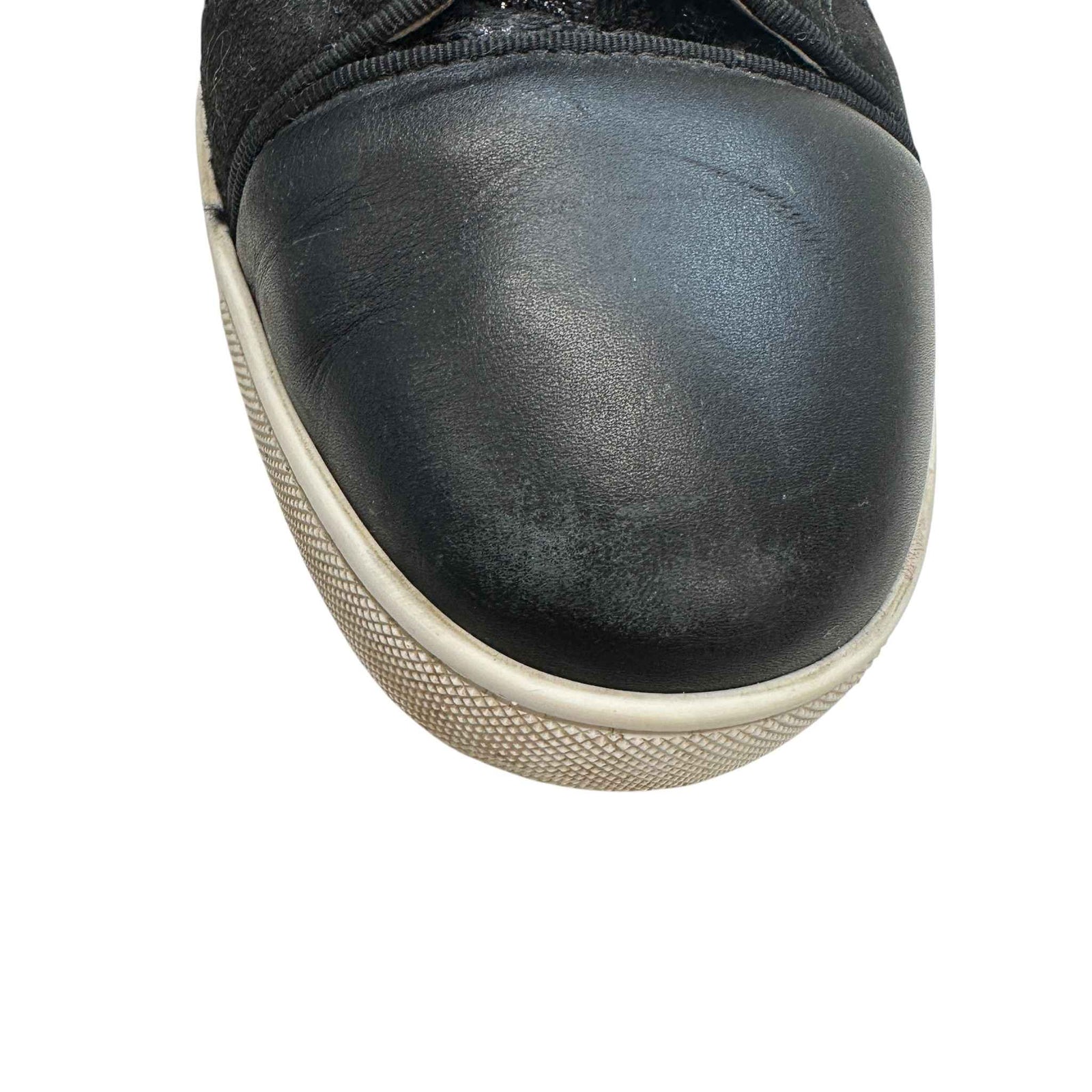 Men's Louis Orlato Flat High Trainers Black Size EU 43 / UK 9 - Photo 13