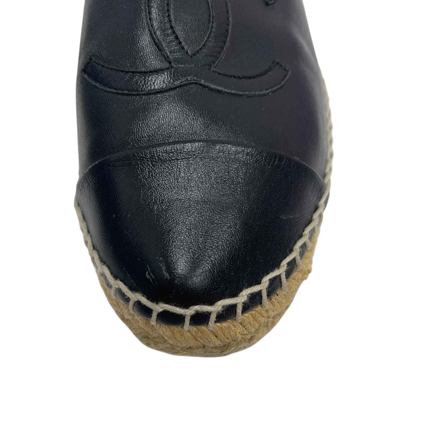 Women's Cc Logo Espadrilles Black Size EU 36.5 / UK 3.5 - Photo 15