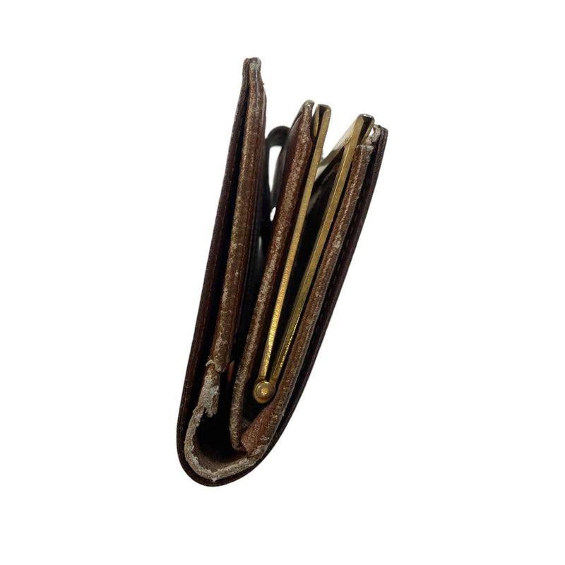 Women's Monogram Porte Monnaie Viennois Bifold Wallet Brown