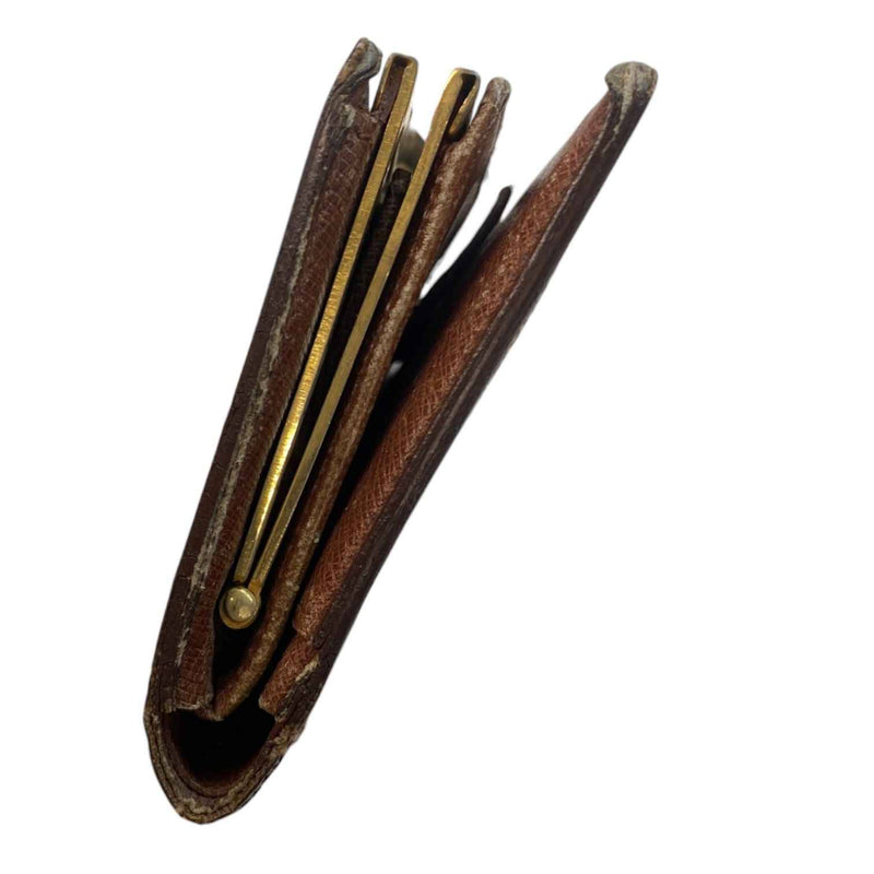 Women's Monogram Porte Monnaie Viennois Bifold Wallet Brown