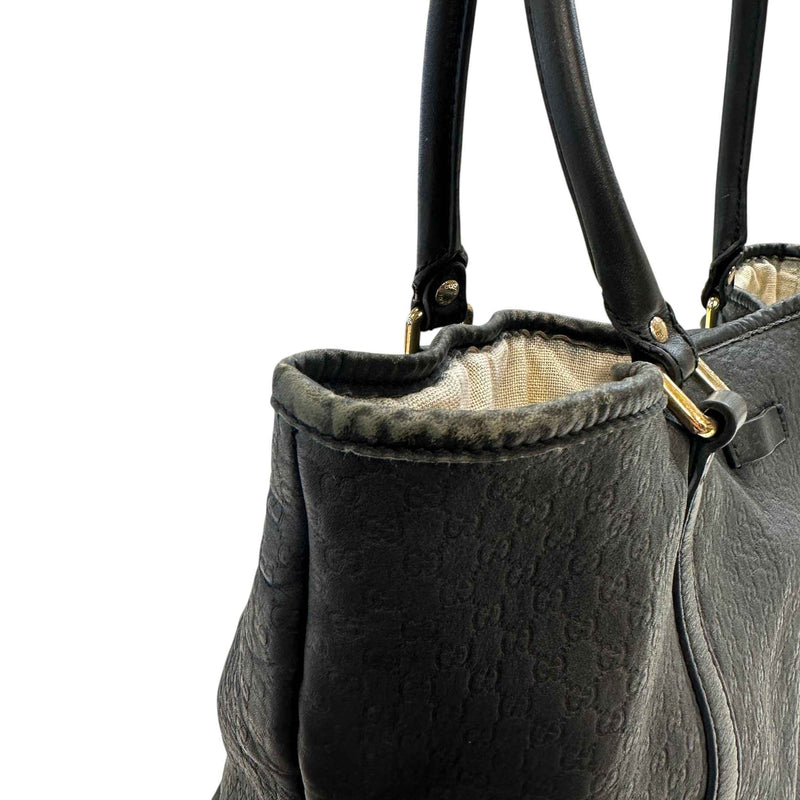 Women's Microguccissima Bag Black