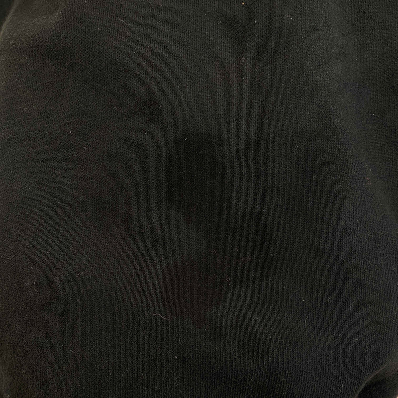 Men's Applique Logo Hoodie Black Size XL