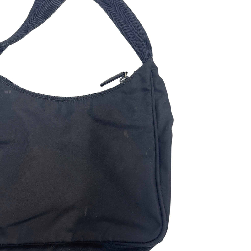 Women's Re Edition Nylon Mini Hobo Handbag Black
