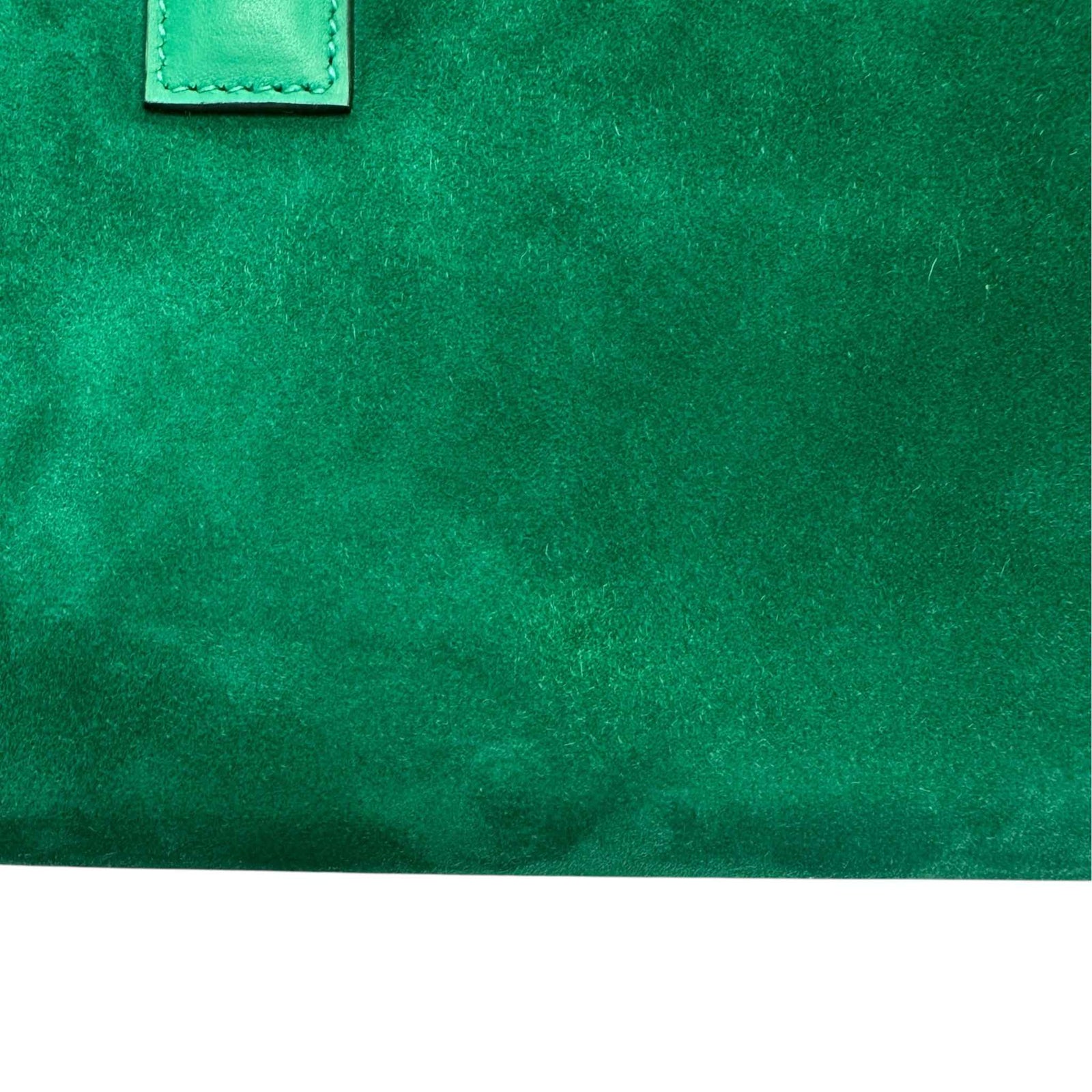 Women's Jige 29 Vert Vertigo Suede Swift Leather Clutch Green - Photo 13