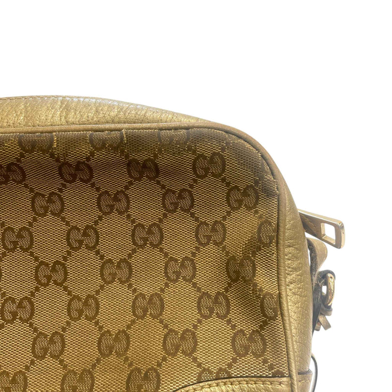 Women's Bree Gg Canvas Crossbody Bag Gold