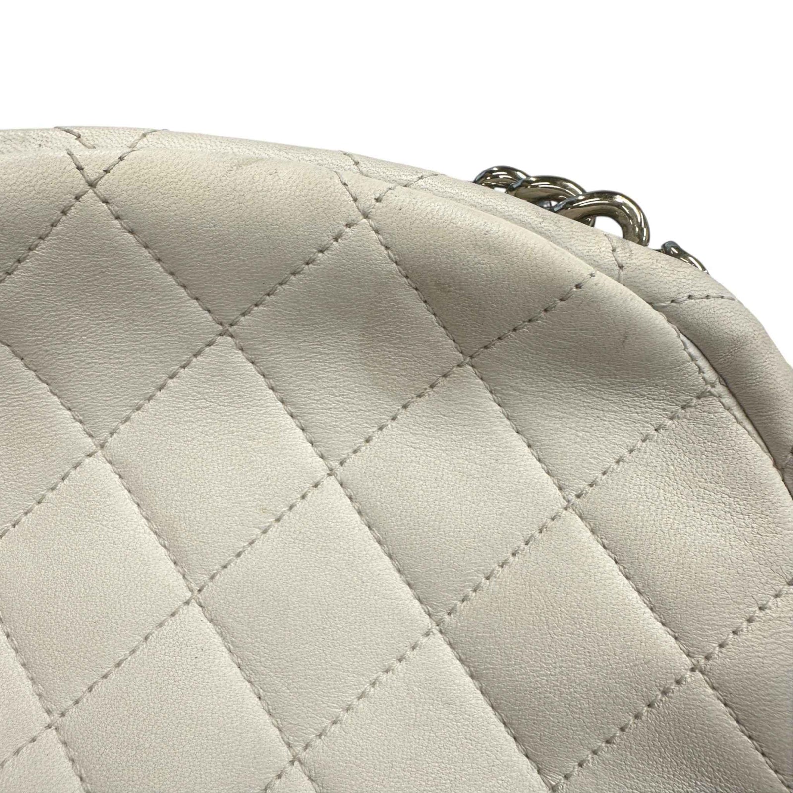 Women's 2019 Cc Quilted Studded Bag White - Photo 14