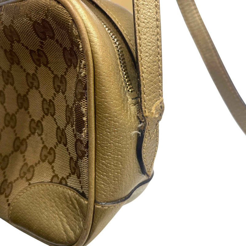 Women's Bree Gg Canvas Crossbody Bag Gold