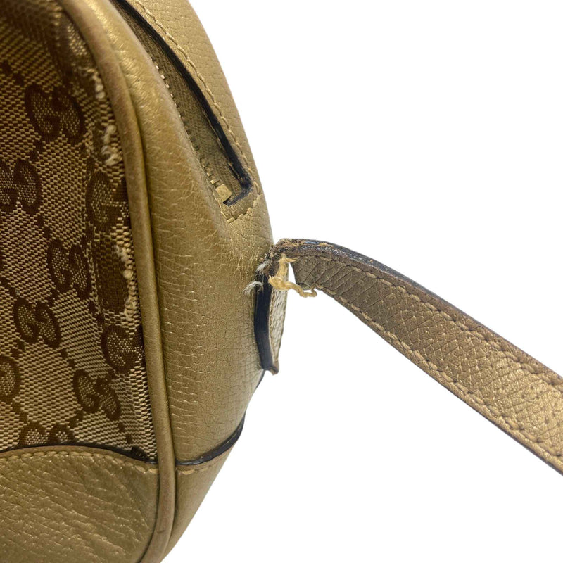 Women's Bree Gg Canvas Crossbody Bag Gold