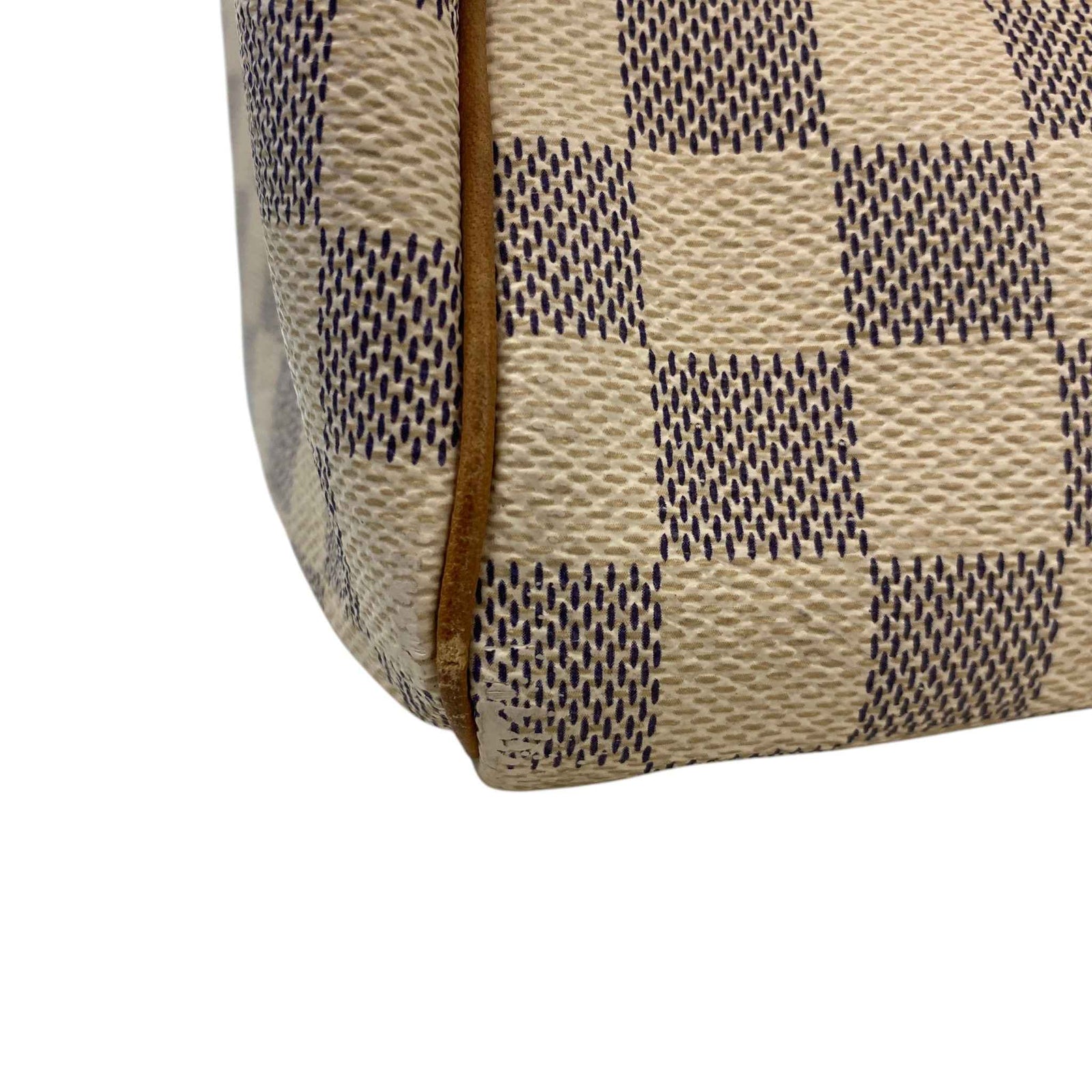 Women's Damier Azur Speedy 30 Bag White - Photo 12