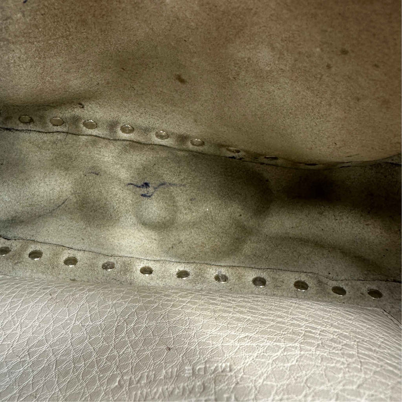 Women's Rockstud Crossbody Bag Cream