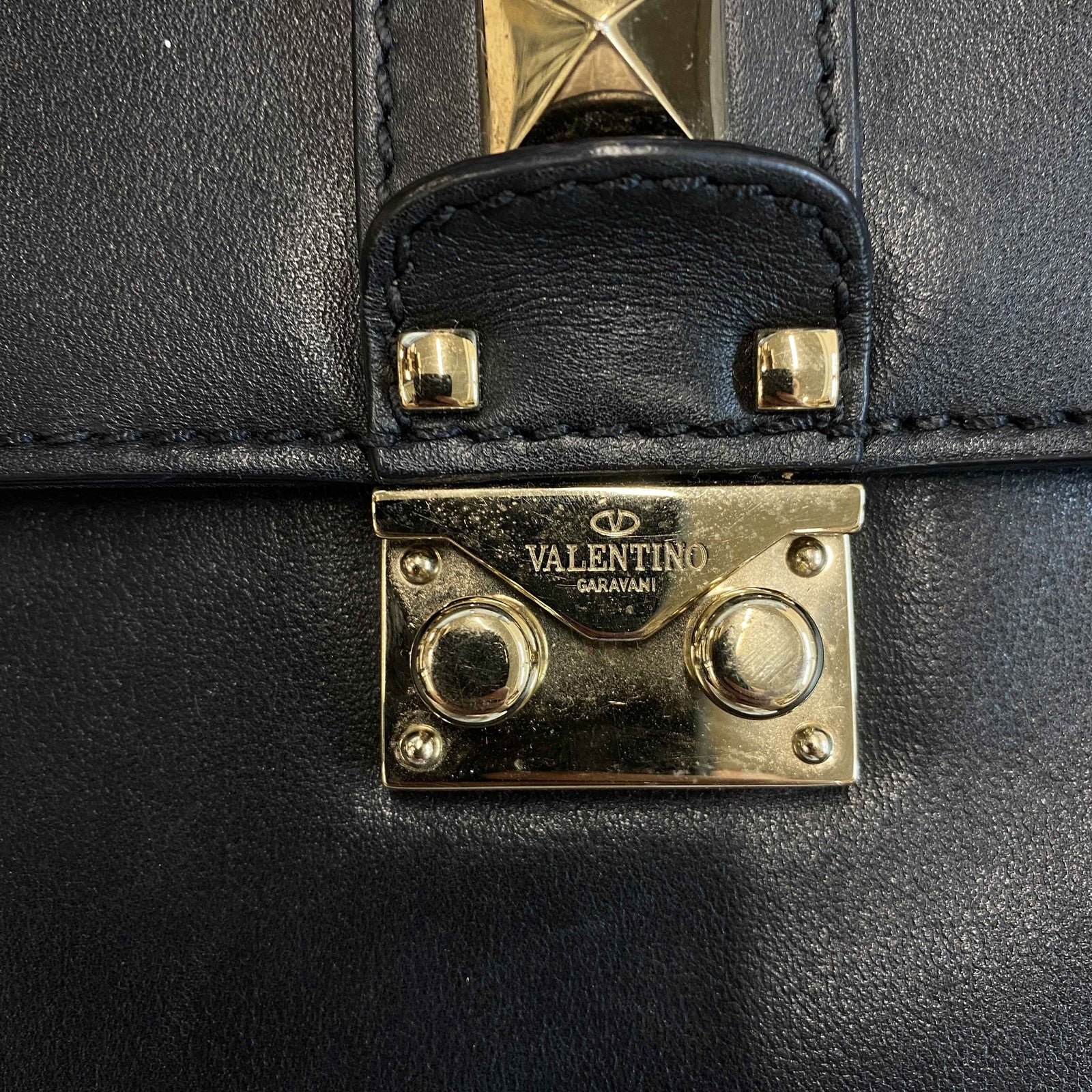 Women's Glam Lock Small Flap Bag Black - Photo 12