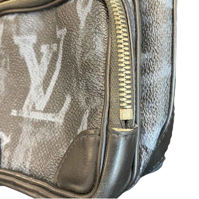 Louis Vuitton Men's Monogram Pastel Nano Amazon Messenger Bag Black