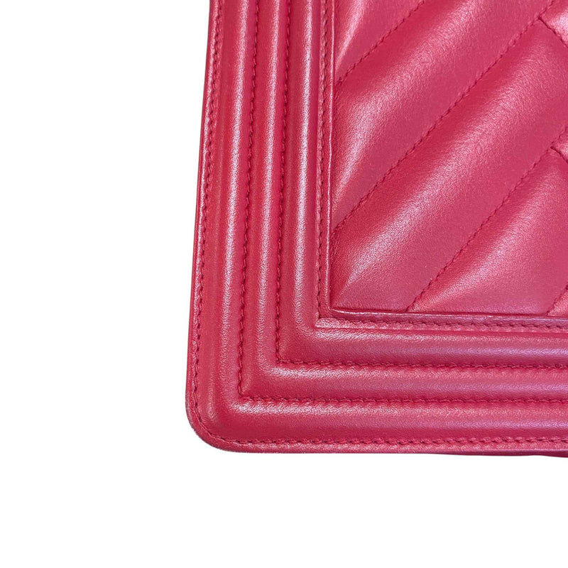 Women's Large Leboy Lambskin Bag Pink