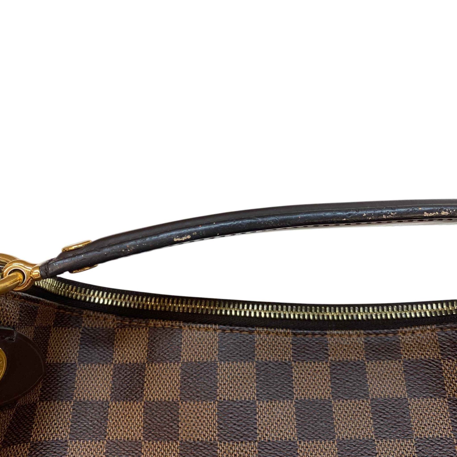 Women's Damier Duomo hobo Bag Brown - Photo 16