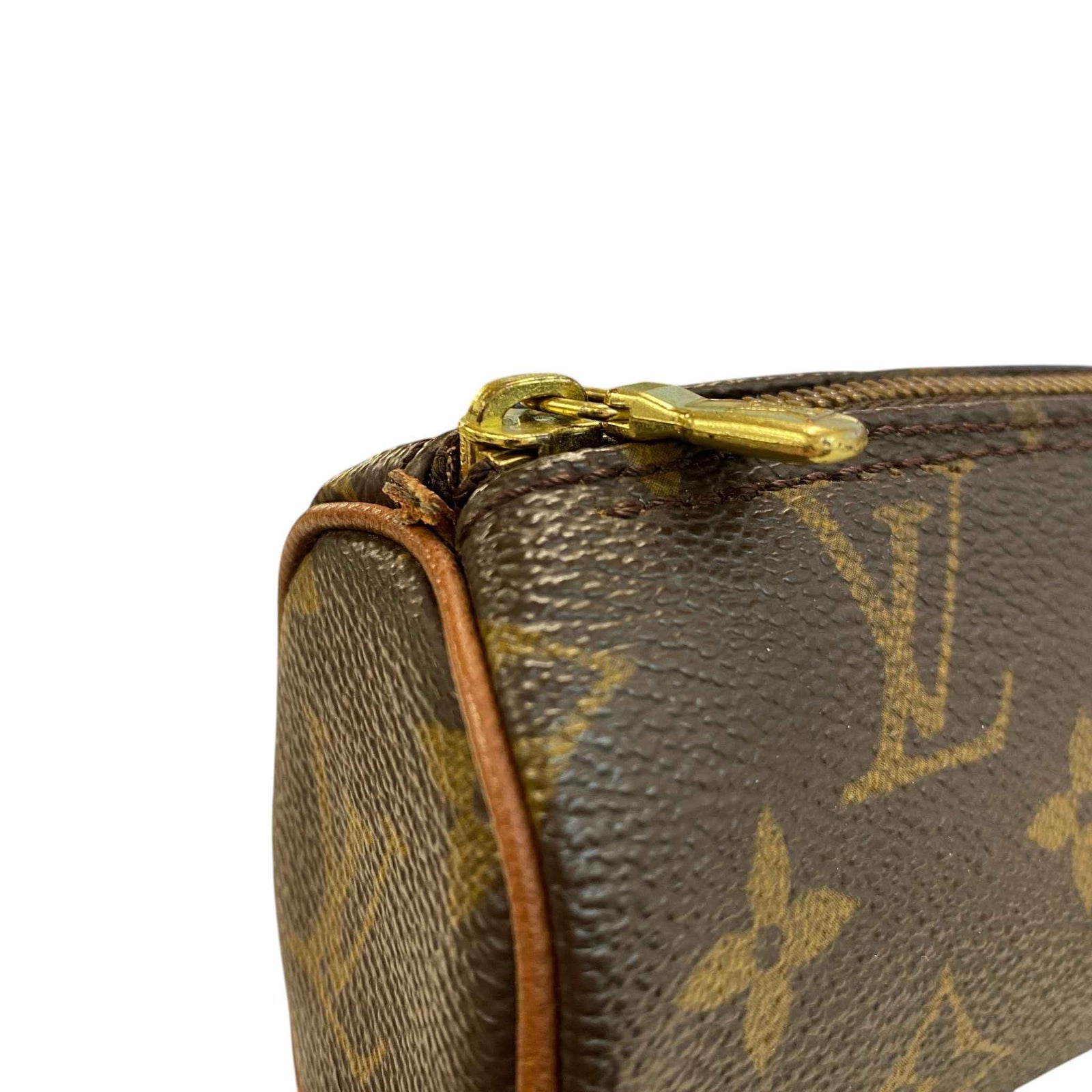Women's Monogram Vintage Trousse Rondo Pouch Brown - Photo 13