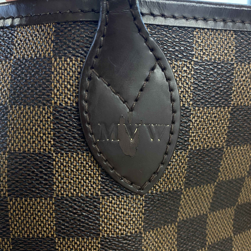 Women's Damier Ebene Neverfull MM Bag Brown