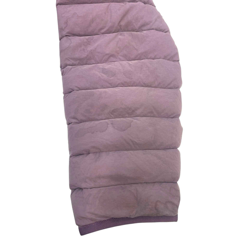 Men's Applique Logo Down Jacket Purple Size L