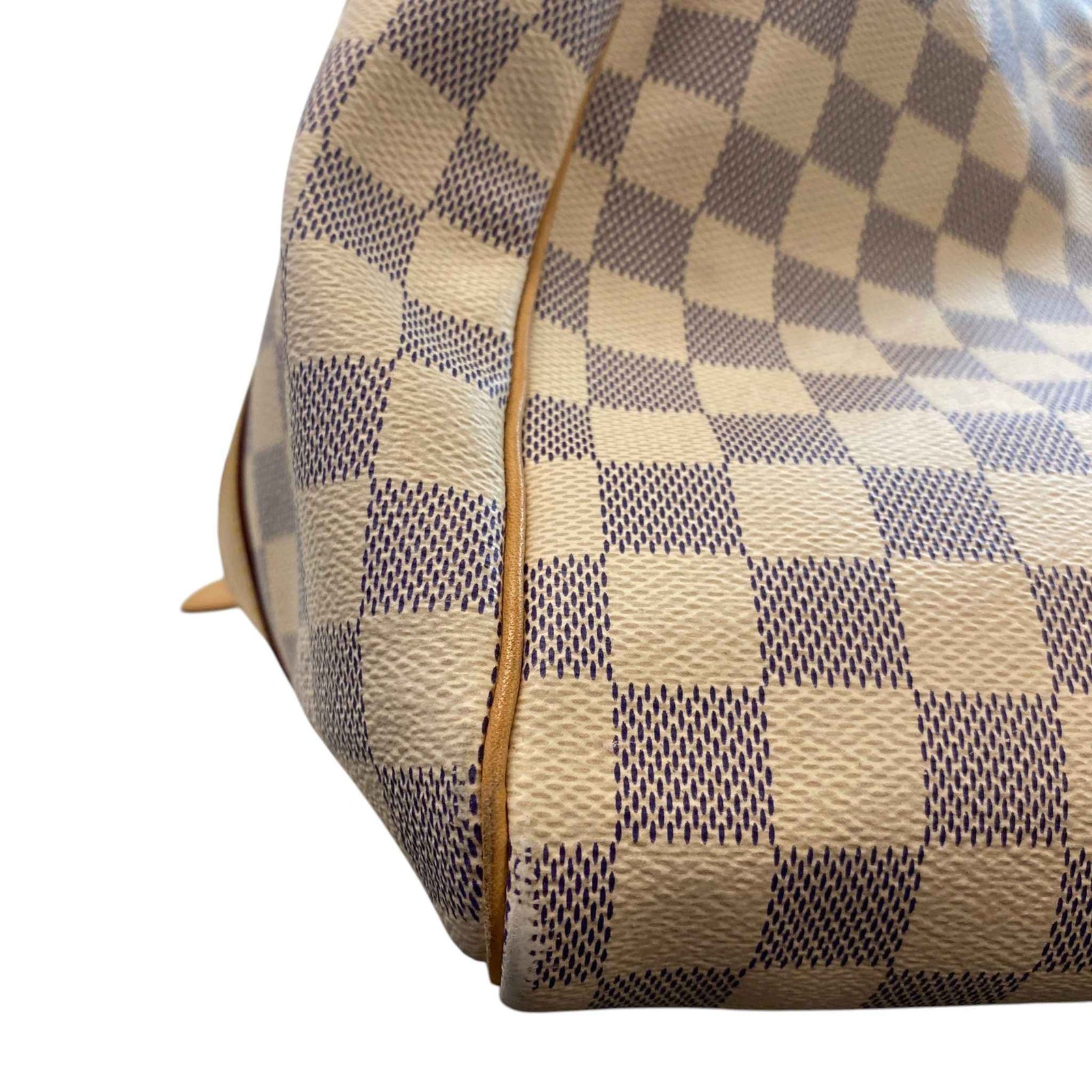 Women's Damier Azur Keepall 55 Travel Bag White - Photo 11