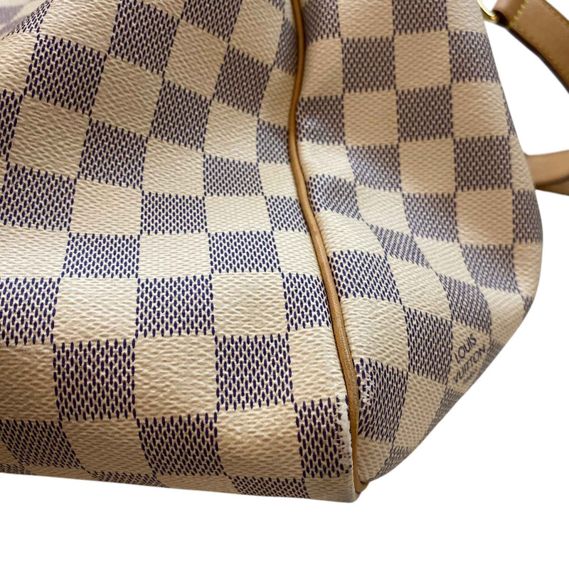 Women's Damier Azur Keepall 55 Travel Bag White