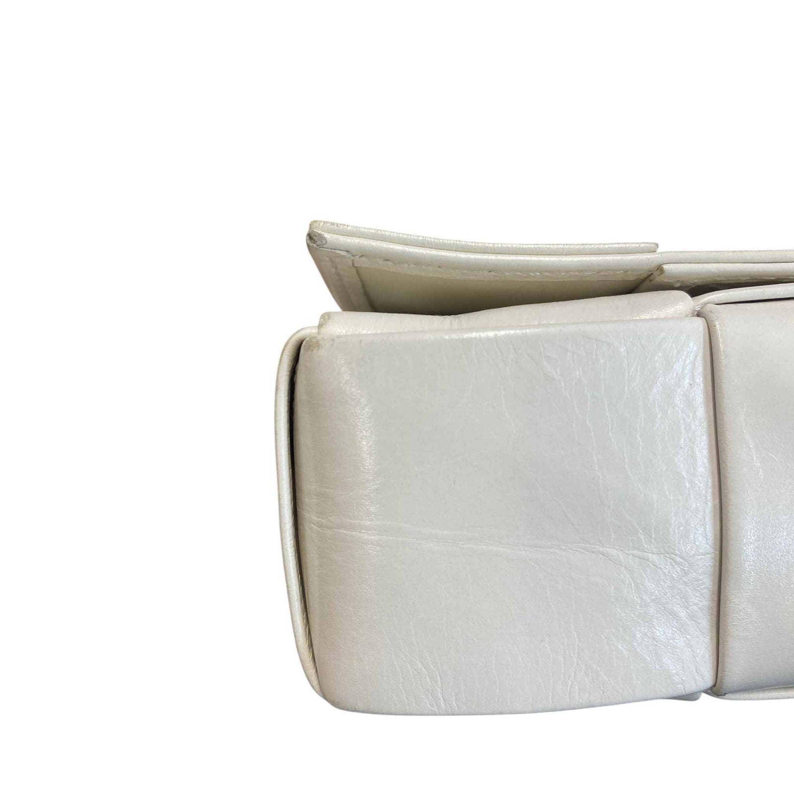 Women's Intrecciato Woven Cassette Bag White - Photo 13