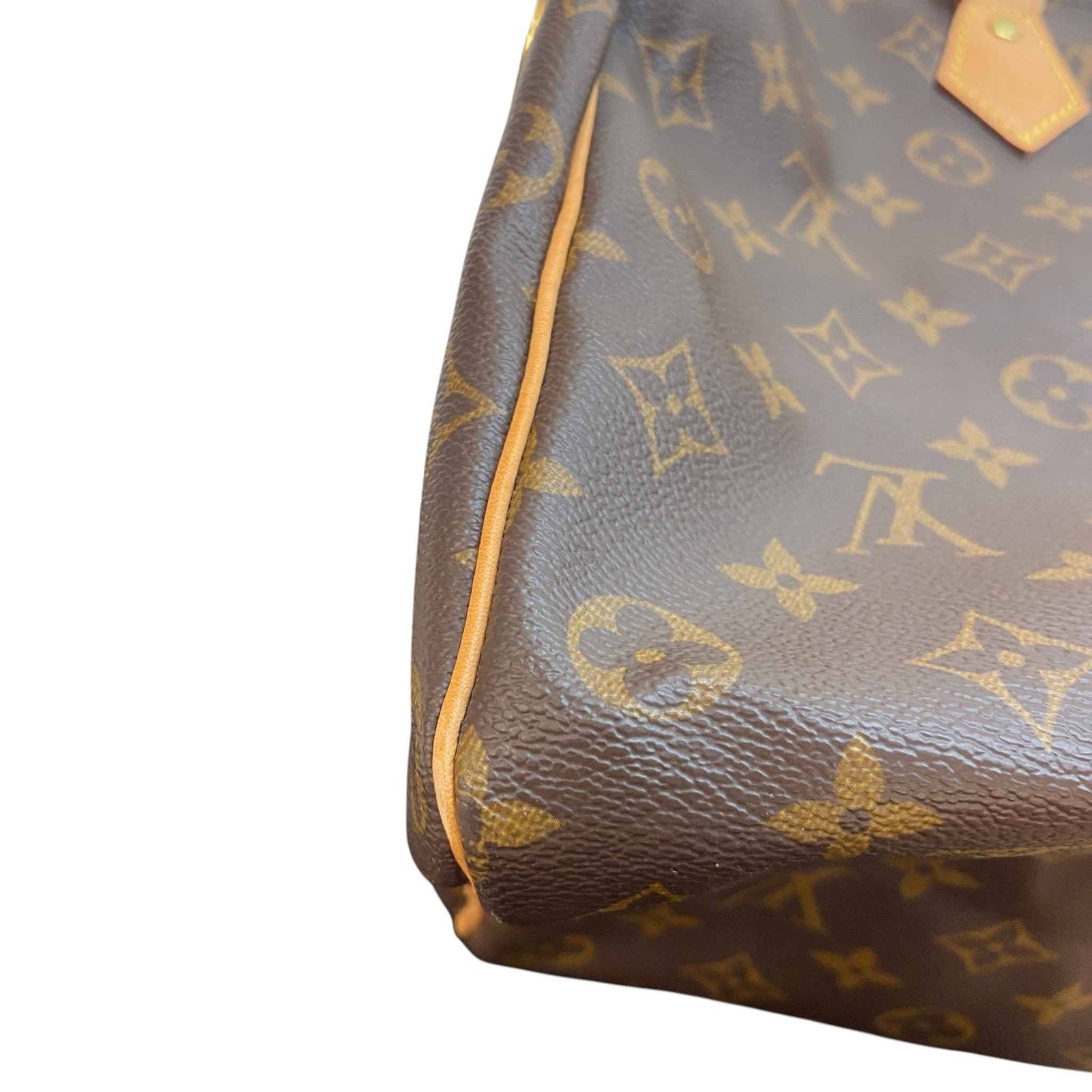 Women's Monogram Speedy 35 Bag Brown - Photo 13
