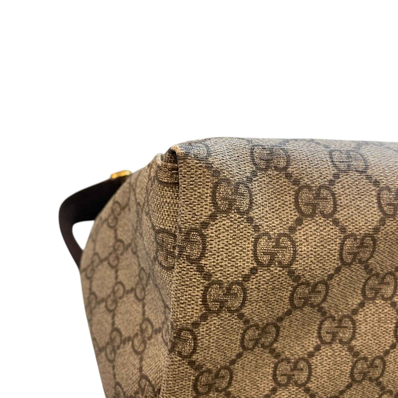 Women's GG Supreme Baby Changing Bag And Mat Bag Beige