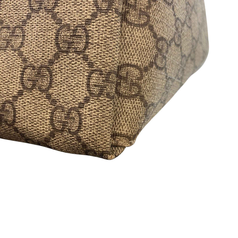 Women's GG Supreme Baby Changing Bag And Mat Bag Beige