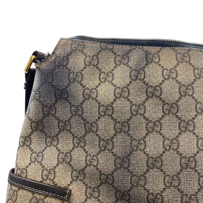 Women's GG Supreme Baby Changing Bag And Mat Bag Beige