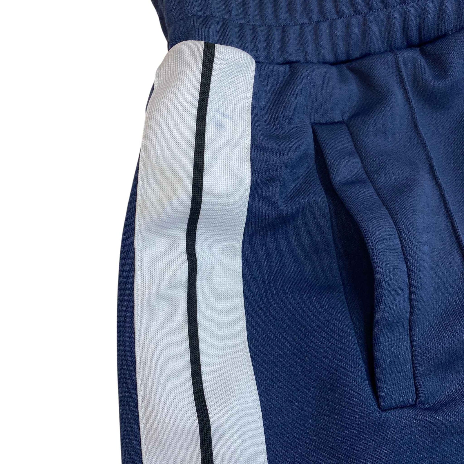 Men's Logo Print Track Shorts Navy Size M / W32 - Photo 9