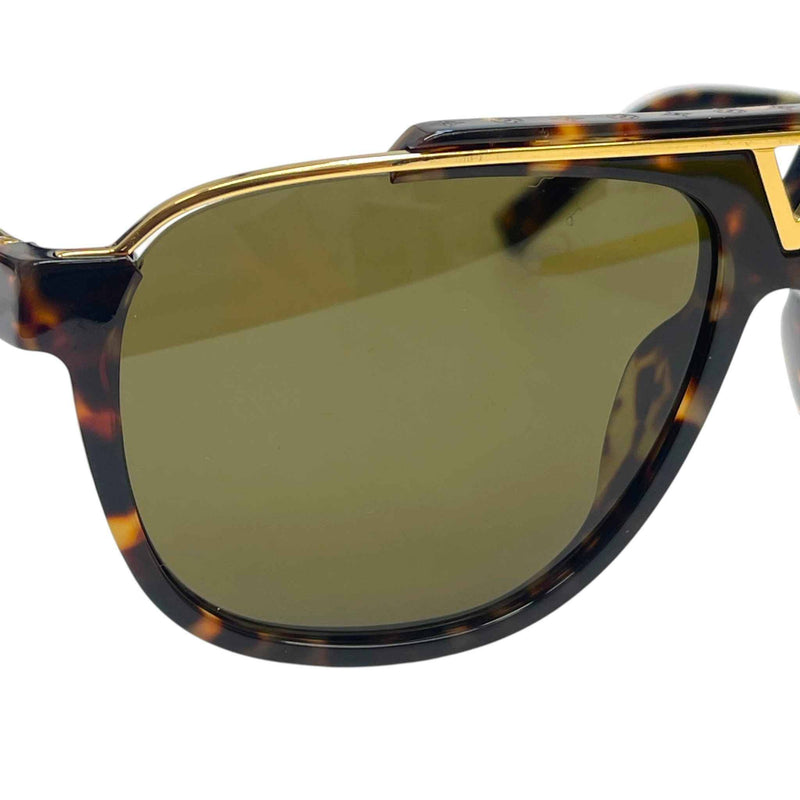 Men's Mascot Aviator Sunglasses Brown