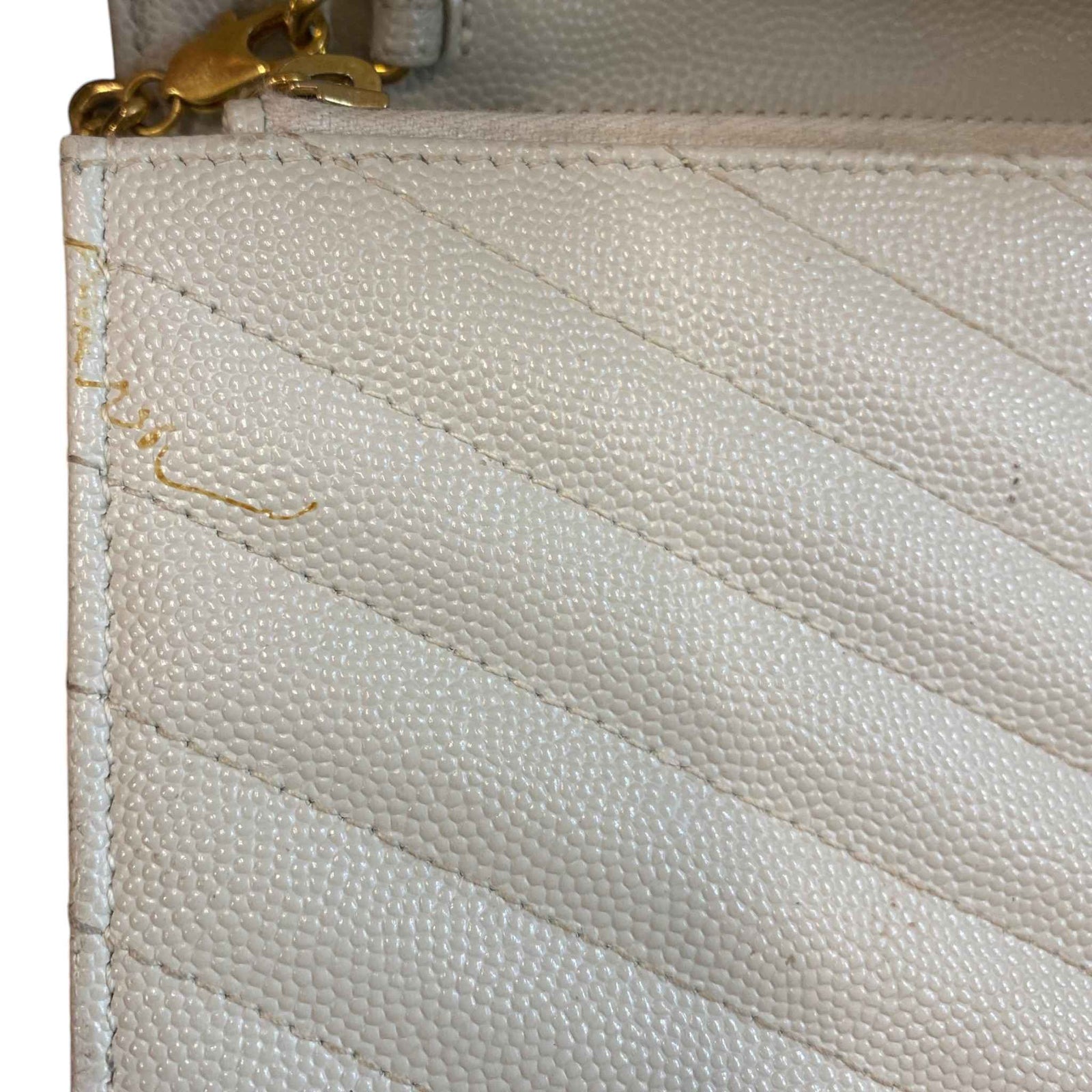 Women's Cassandre Envelope Wallet On Chain Handbag Beige - Photo 14