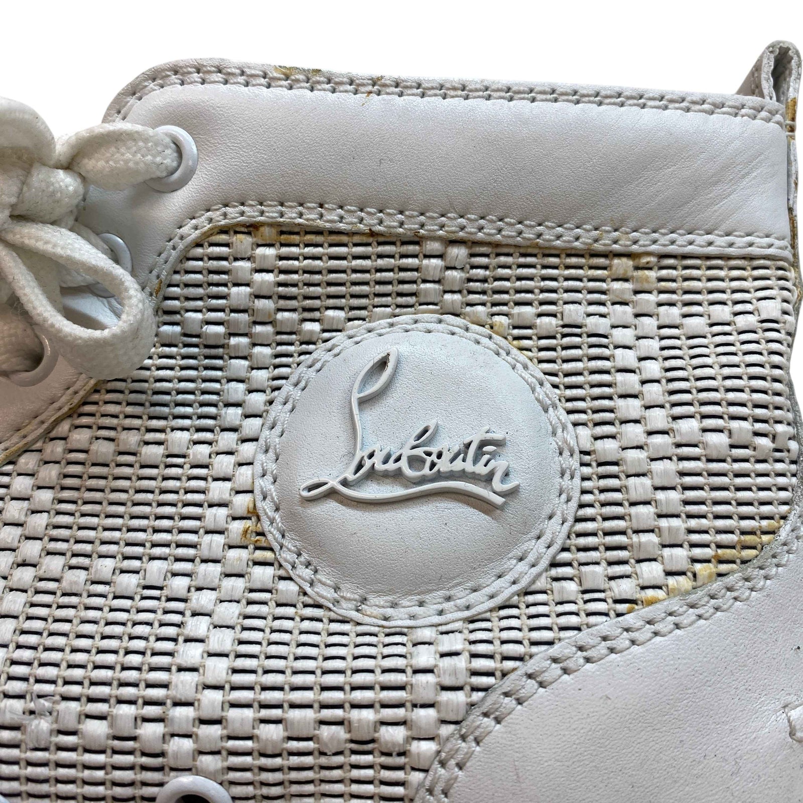 Men's Louis SP Stass High Trainers White Size UK 6 / EU 40 - Photo 13