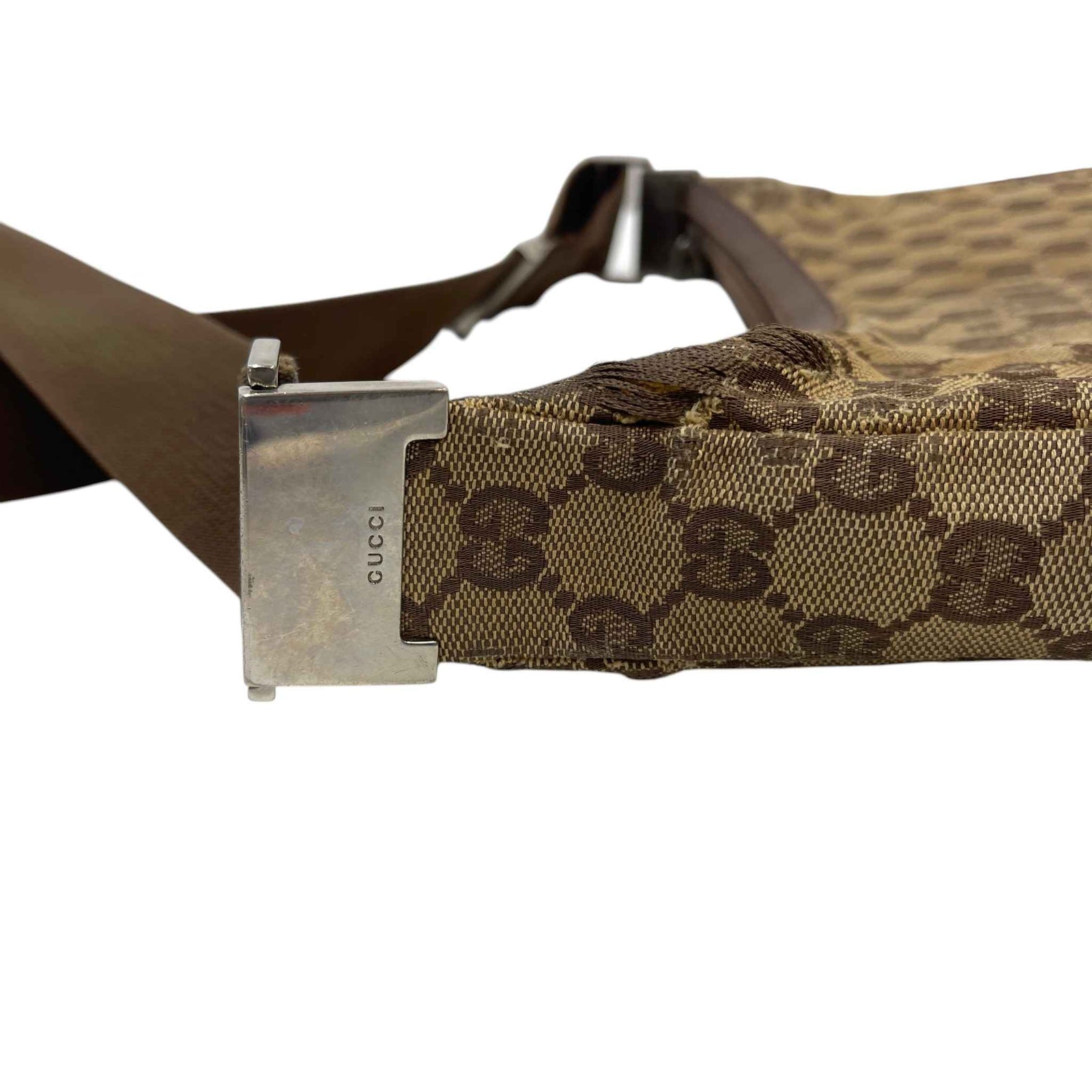 Women's GG Monogram Canvas Handbag Beige - Photo 15