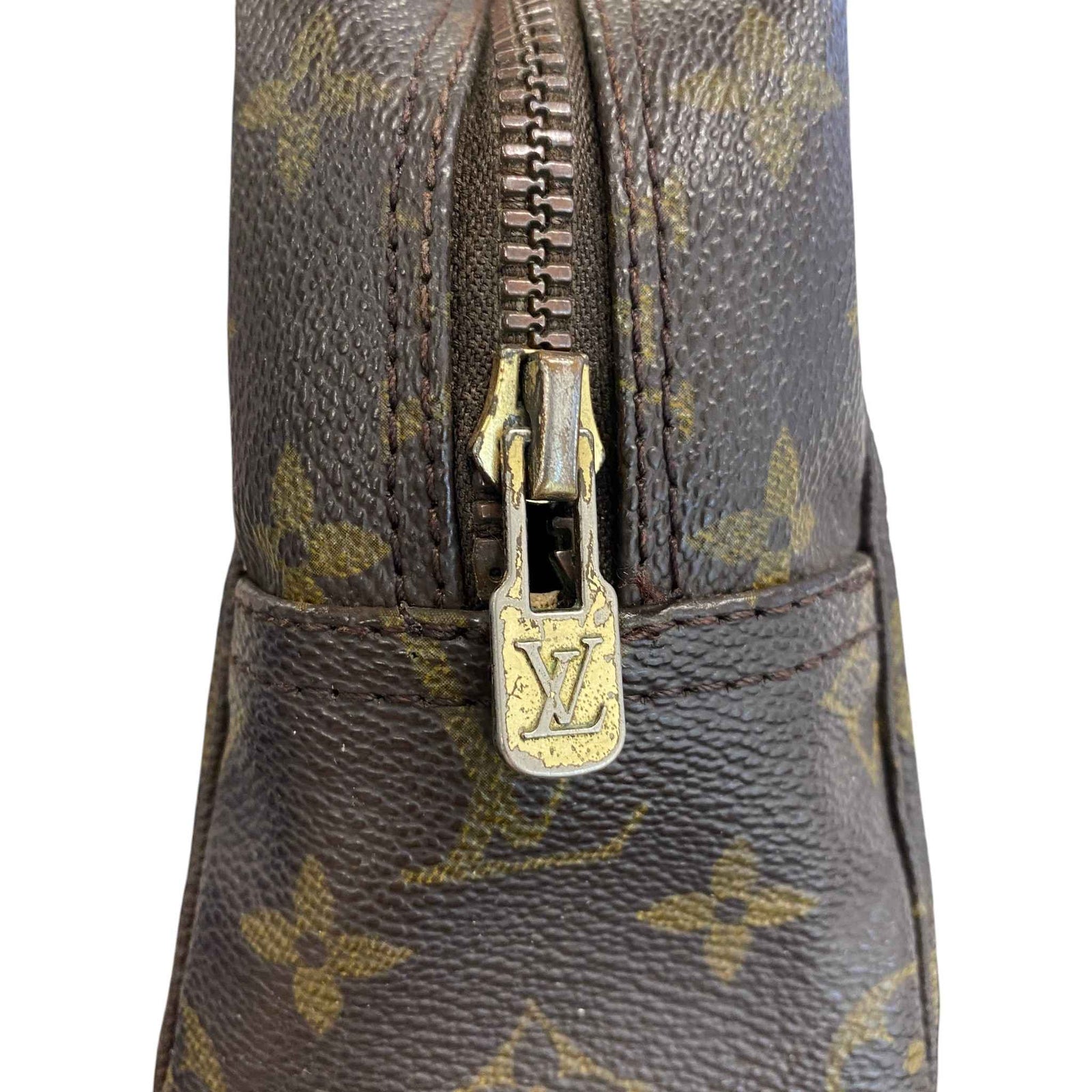 Women's Monogram Trousse Toilette Pouch Brown - Photo 12