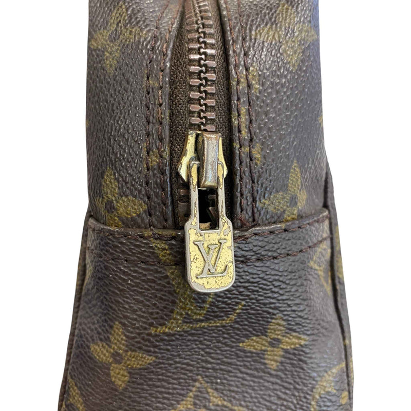 Women's Monogram Trousse Toilette Pouch Brown