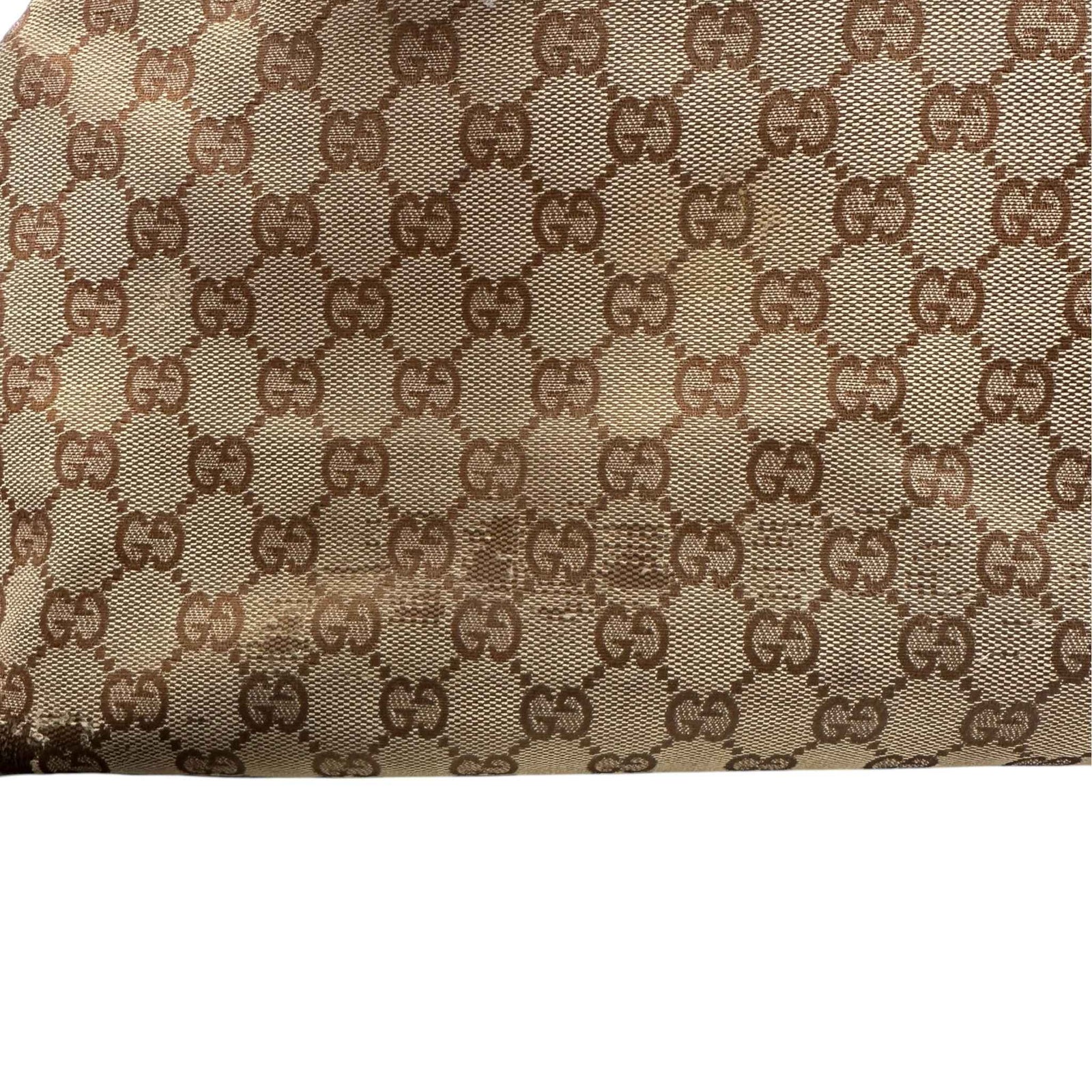 Women's GG Supreme Bamboo Handle Handbag Beige - Photo 13