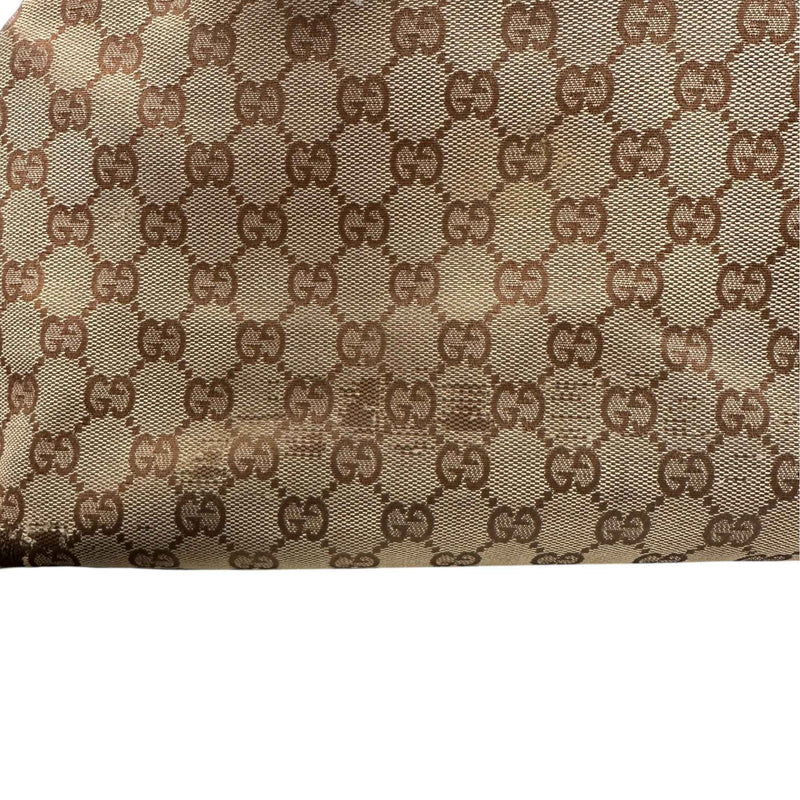 Women's GG Supreme Bamboo Handle Handbag Beige