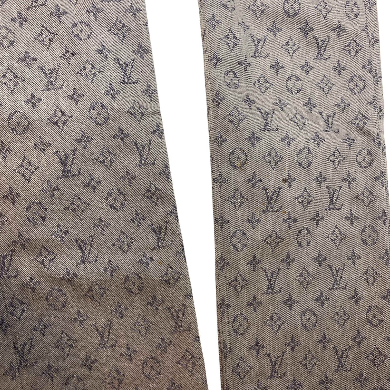 Men's Monogram Jeans Grey Size XS / W29 - Photo 7